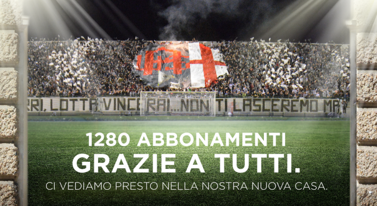 Alessandria 1280 Abbonamenti Totali