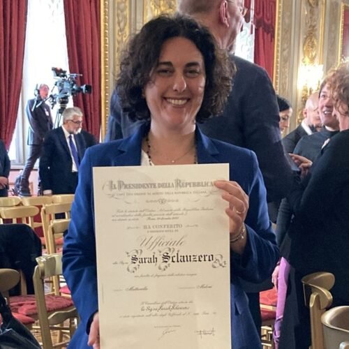 La presidente di me.Dea Sarah Sclauzero premiata al Quirinale da Mattarella: “Testimone di solidarietà”
