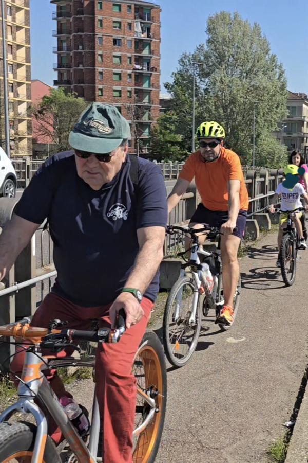 Pista ciclabile Alessandria-Solero: i ciclisti suonano la sveglia con i campanelli