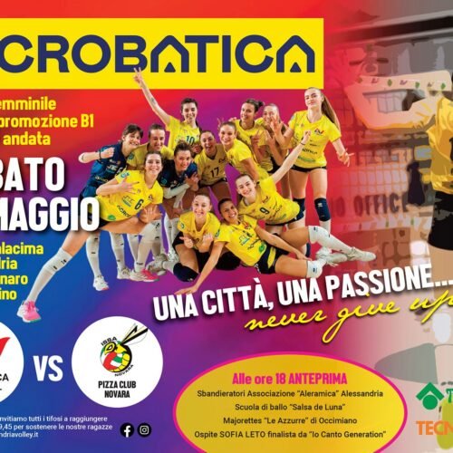 Alessandria Volley in finale playoff: il 18 maggio grande festa al PalaCima per sostenere la squadra