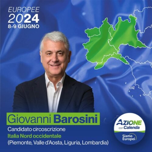 Elezioni europee: venerdì 10 maggio incontro con il candidato di Azione Giovanni Barosini