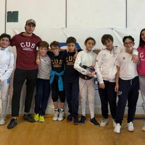 Scherma: un oro, due argenti e un bronzo per il Cuspo nella prima prova regionale Under14 Scherma: un oro, due argenti e un bronzo per il Cuspo nella prima prova regionale Under14