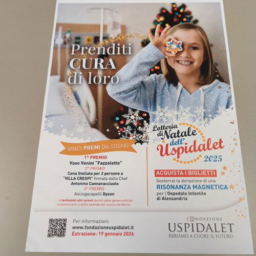 Fondazione Uspidalet, 150 premi in palio nella Lotteria di Natale: il ricavato per una risonanza magnetica Fondazione Uspidalet, 150 premi in palio nella Lotteria di Natale: il ricavato per una risonanza magnetica