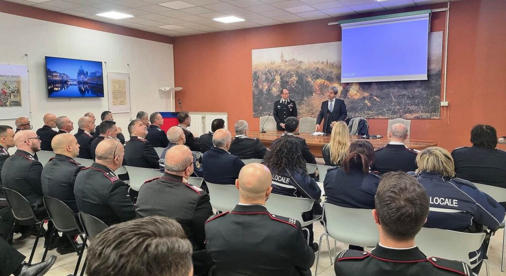Proc. Cesare Parodi incontro Carabinieri