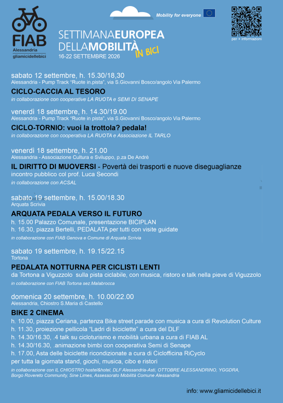 Settimana mobilità bici