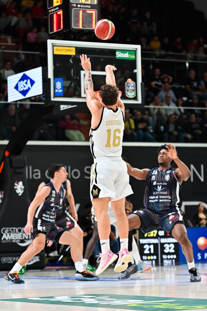 LBA Lega Basket Serie A , Derthona Tortona - Maxima Roma , Round 4 game between Bertram Derthona Tortona and Maxima Roma at Nova Arena in Tortona, Italy, on October 18, 2026. - Foto Antonio Abbruzzese