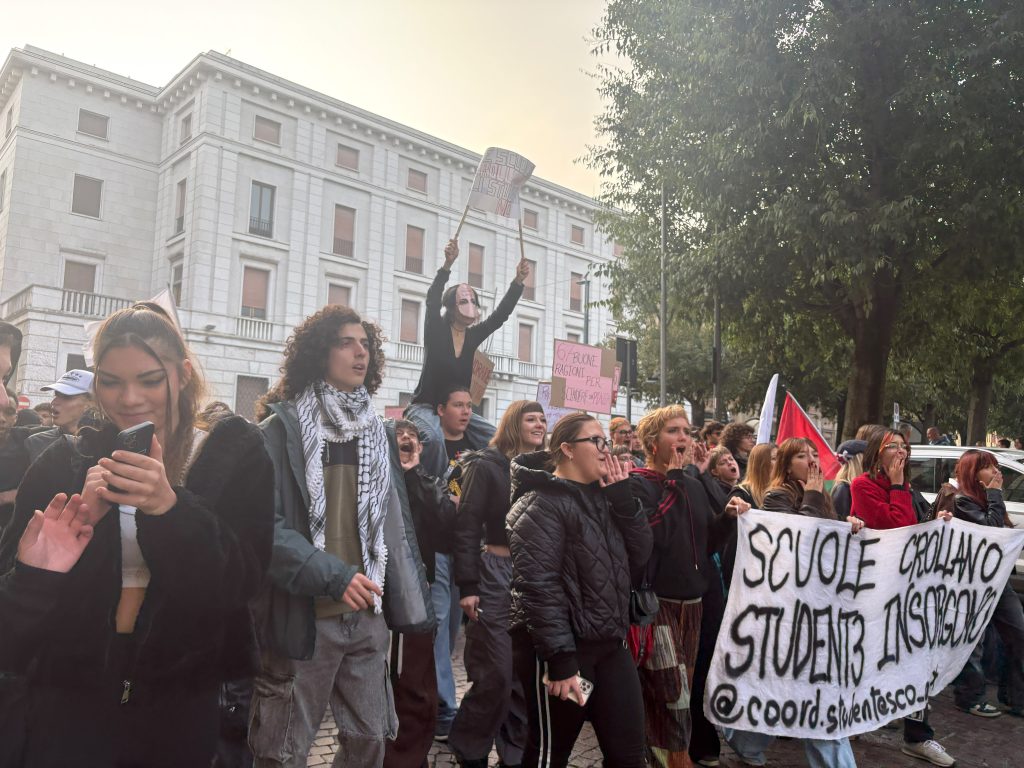 Protesta studenti Alessandria