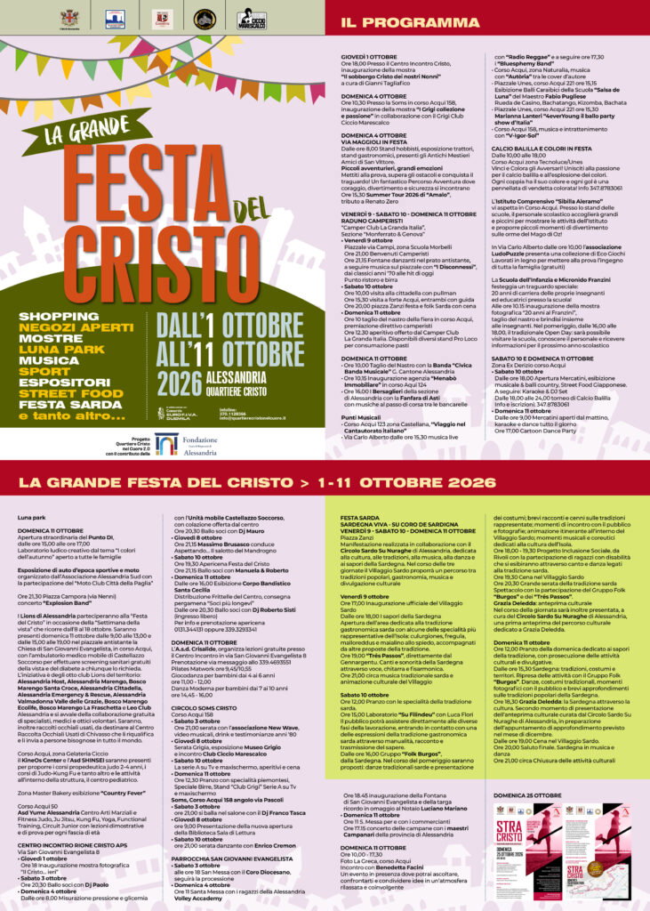 Festa Cristo Alessandria