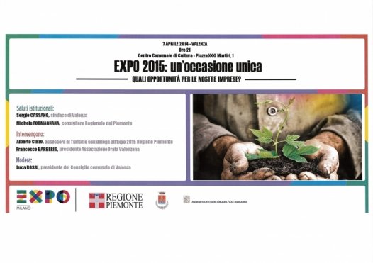 A Valenza si parlera’ di Expo 2015