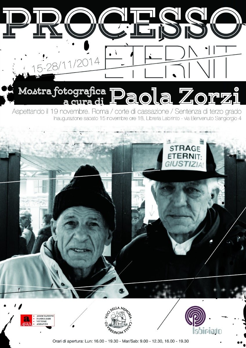 Il processo Eternit negli scatti di Paola Zorzi