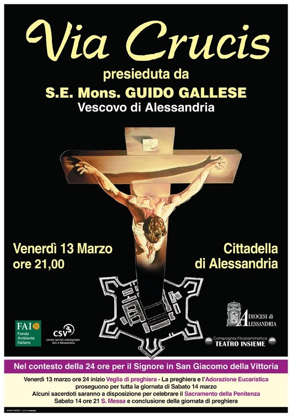 Seconda edizione della via Crucis in Cittadella