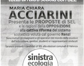 Maria Chiara Acciarini (Sel) parla della buona scuola