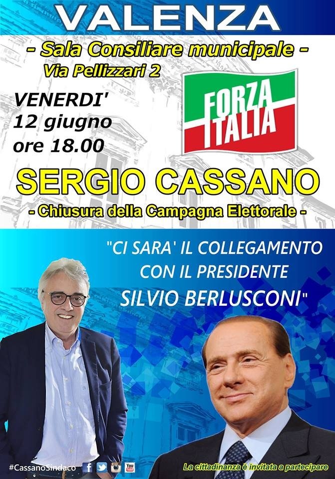 Berlusconi chiude la campagna elettorale di Sergio Cassano