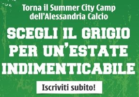 Aperte le iscrizioni all’Alessandria Calcio Summer Camp