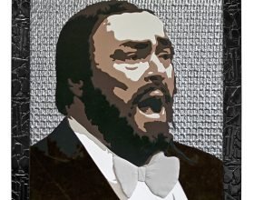 Gerlando Colombo, un quadro Pop Art per ricordare Luciano Pavarotti