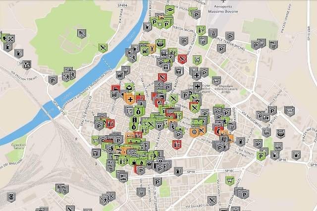 Alessandria: in un click la mappa con i luoghi accessibili per chi è su una carrozzina