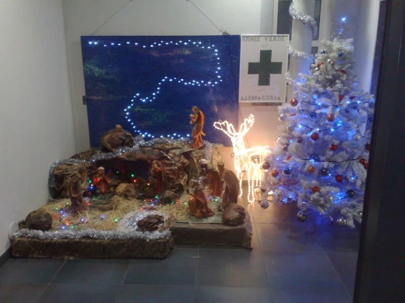 Messa di Natale nella sede della Croce Verde di Alessandria