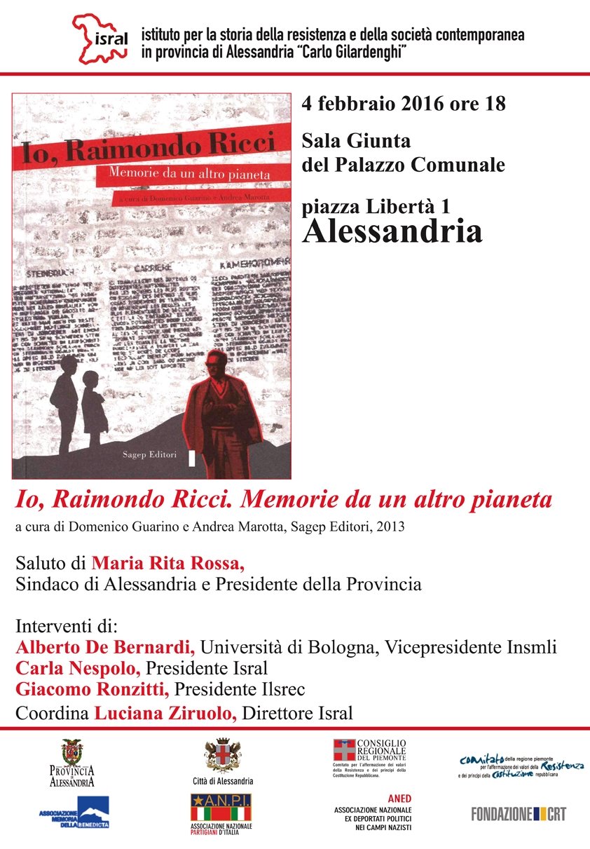 La storia del deportato Raimondo Ricci nel libro “Memorie da un altro pianeta”