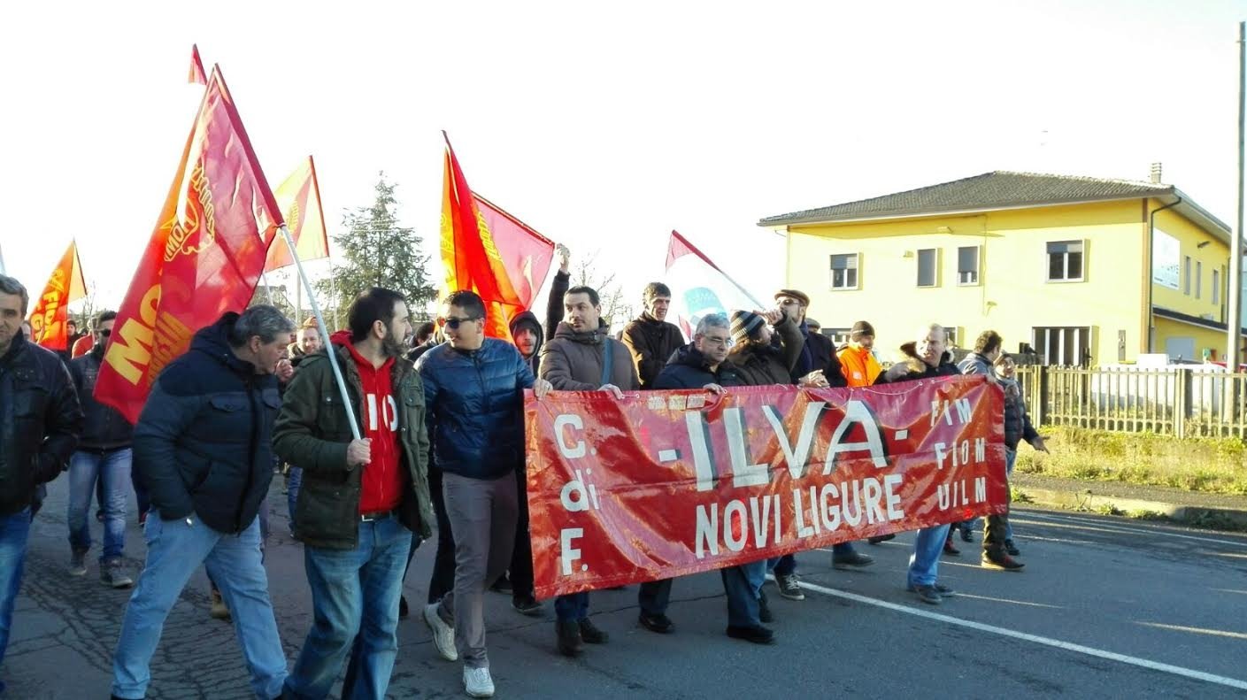 Ilva di Novi: adesione in massa allo sciopero