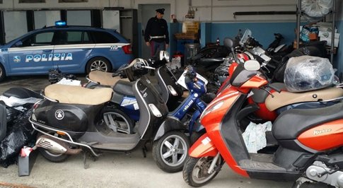 Continuano i viaggi per portare motocicli rubati fuori dall’Italia