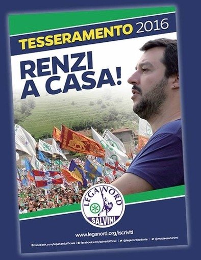 Lega Nord: via alla campagna di tesseramento. Ecco gli appuntamenti