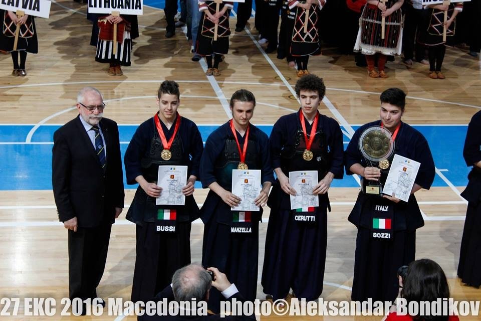 Kendo: Italia juniores campione d’Europa grazie ad Alberto Sozzi