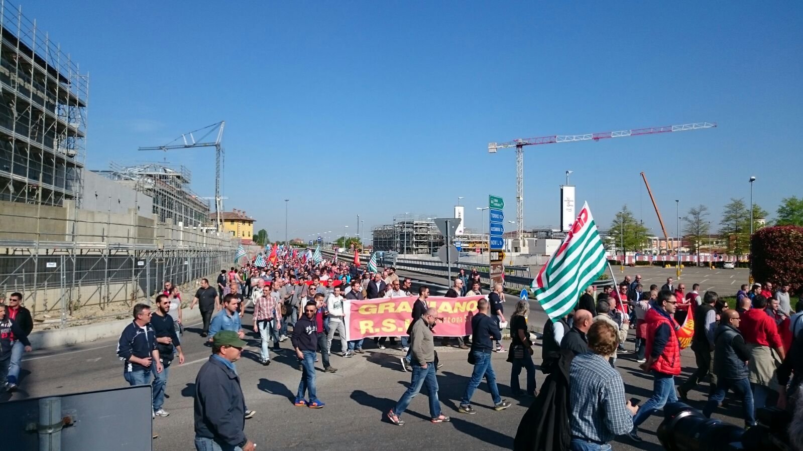 I metalmeccanici marciano su Serravalle per difendere il contratto nazionale