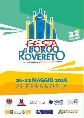 Il programma completo della festa di Borgo Rovereto ad Alessandria