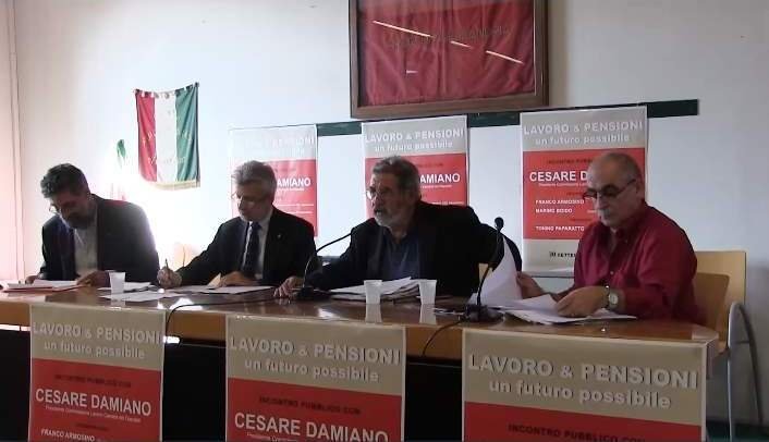 Lavoro e Pensioni: Cesare Damiano ad Alessandria [VIDEO]