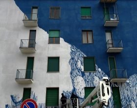 La street art cambia faccia alle facciate davanti al Meier