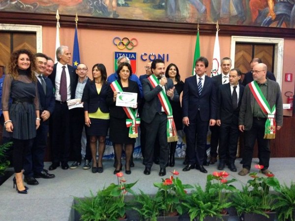 I rappresentanti del Monferrato premiati a Roma con l’European Community of Sport 2017