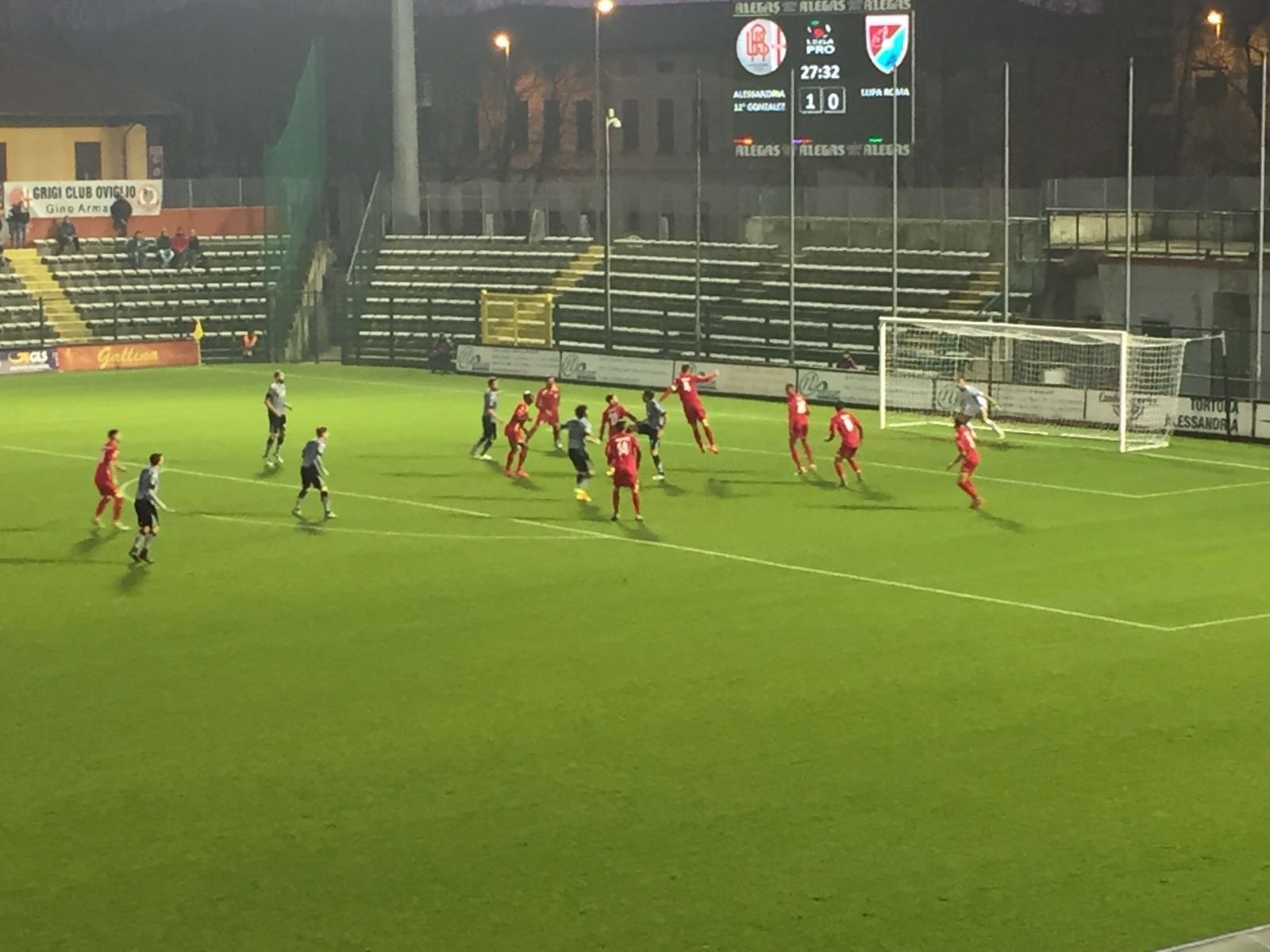 Alessandria-Lupa Roma 3-0: FINALE