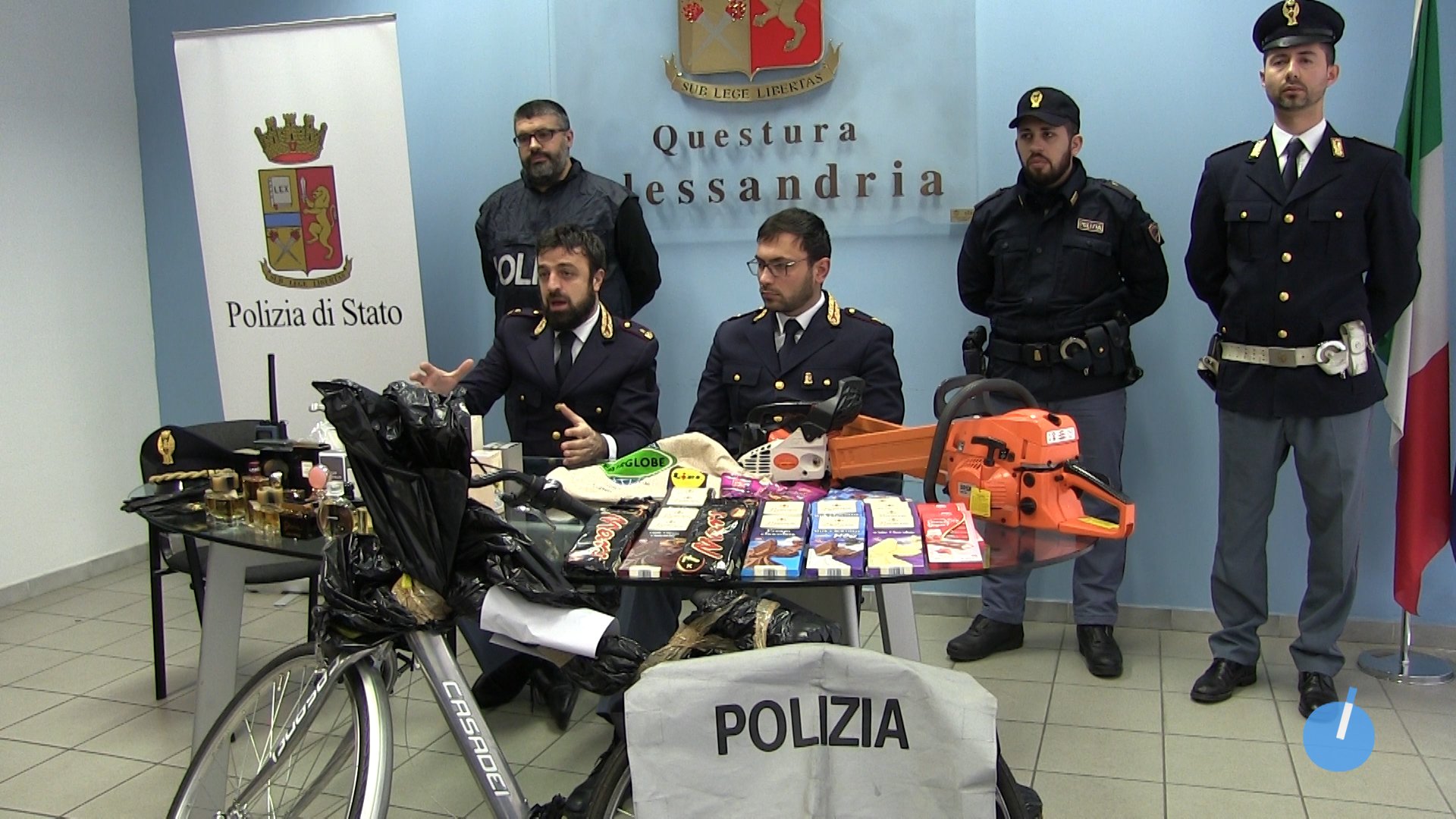 La Polizia contro i furti ad Alessandria: recuperata refurtiva per oltre 10mila euro