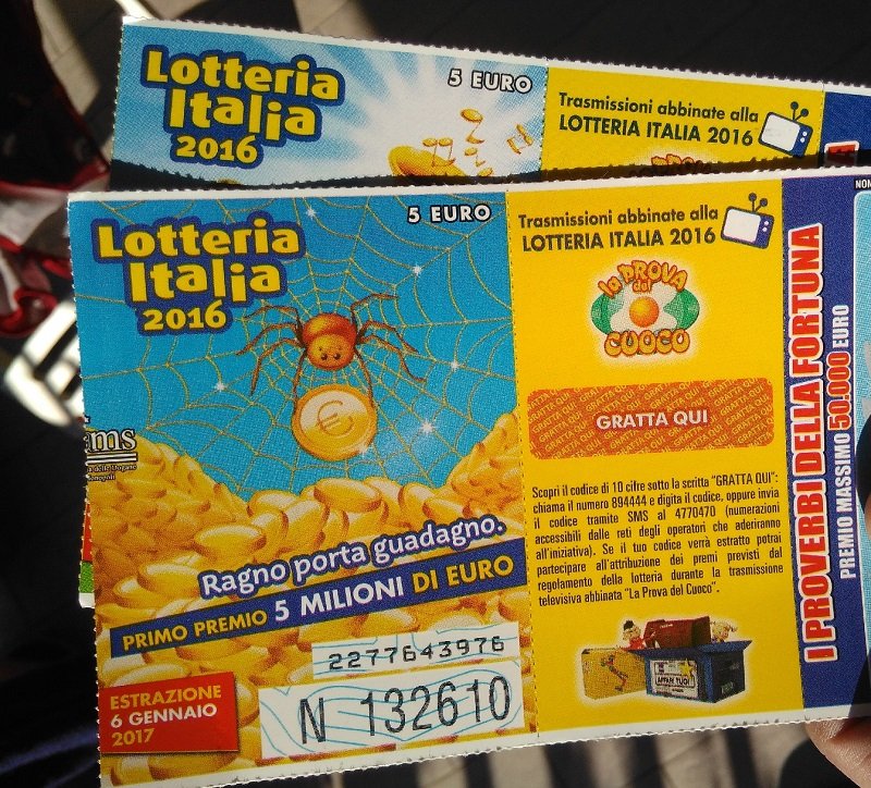 Lotteria Italia: due biglietti vincenti venduti ad Alessandria. Tutti i numeri estratti.