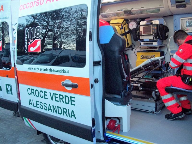 Nuova ambulanza per la Croce Verde di Alessandria