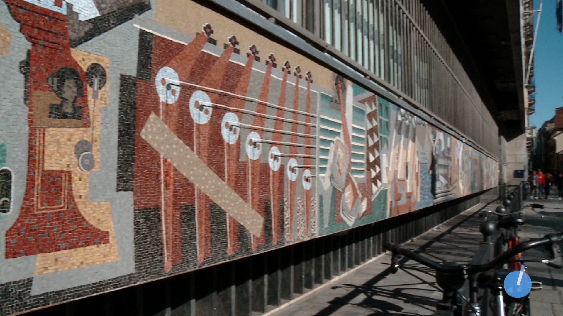Il mosaico delle Poste ad Alessandria da giovedì prossimo in bella vista