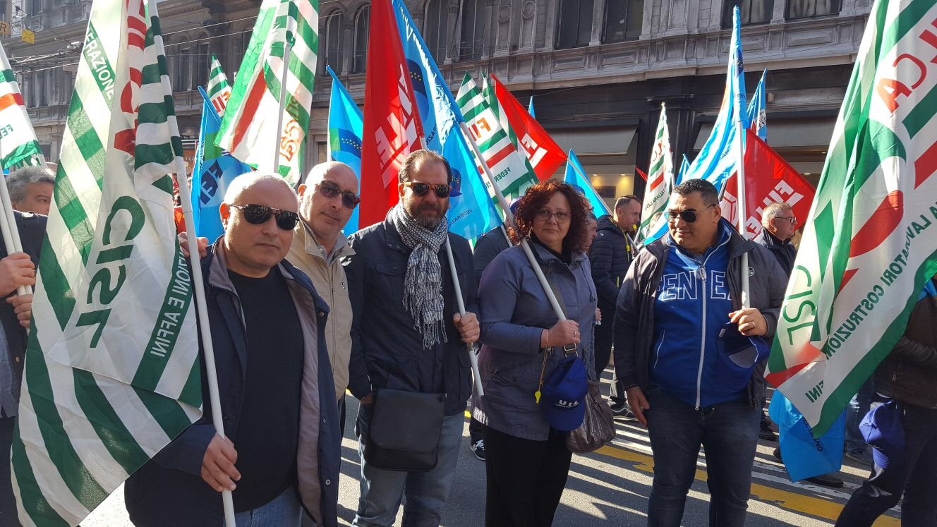 Anche i lavoratori alessandrini a Genova dopo l’incidente sulla A10