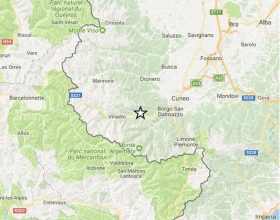 Scossa di terremoto di magnitudo 3.3 nel cuneese