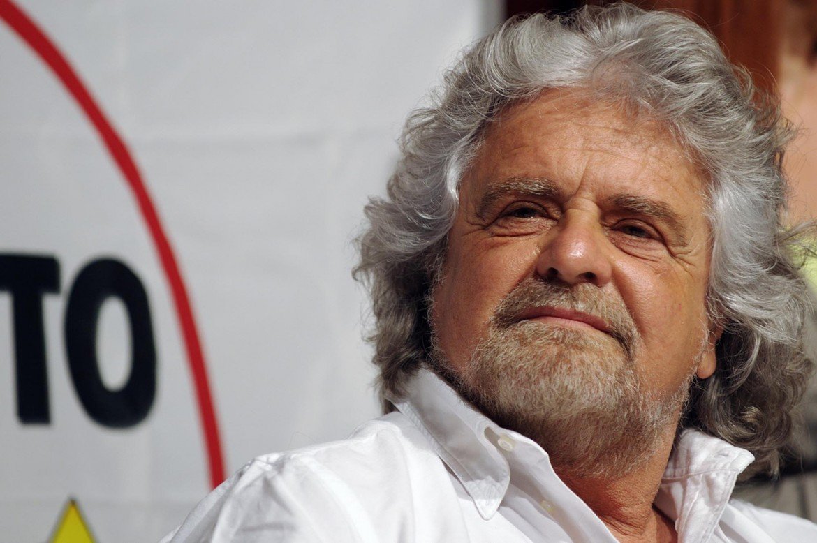 Beppe Grillo ad Alessandria per sostenere Serra
