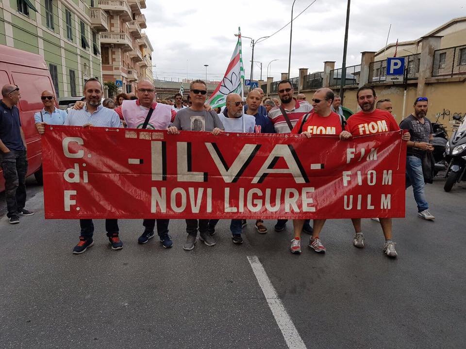 Ilva: anche i lavoratori di Novi in sciopero contro il piano industriale