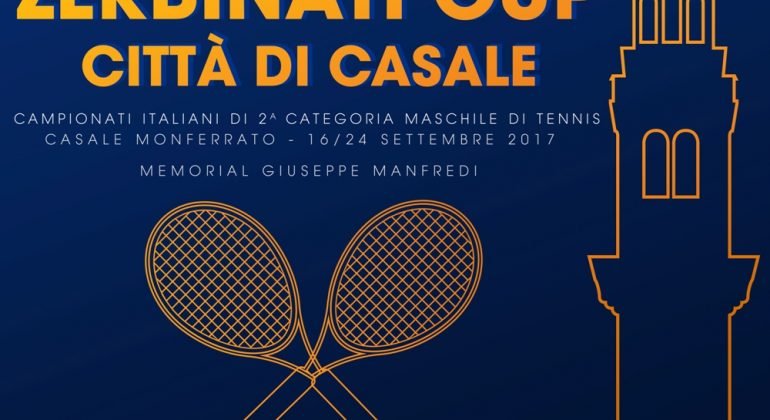 Zerbinati Cup: dal 16 settembre Casale ‘capitale’ del tennis italiano