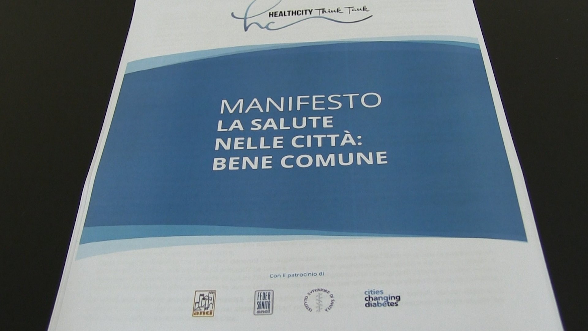 Presentato il Manifesto “La Salute nelle Città: Bene Comune”