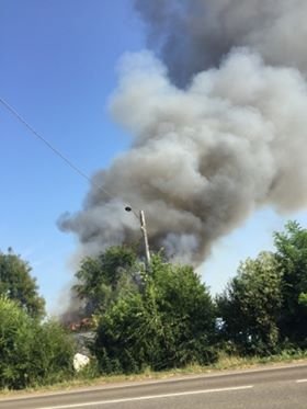 Incendio al Rugby Club di via Casalbagliano ad Alessandria