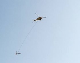 Uno “strano” elicottero giallo sorvola Tortona e Serravalle Scrivia