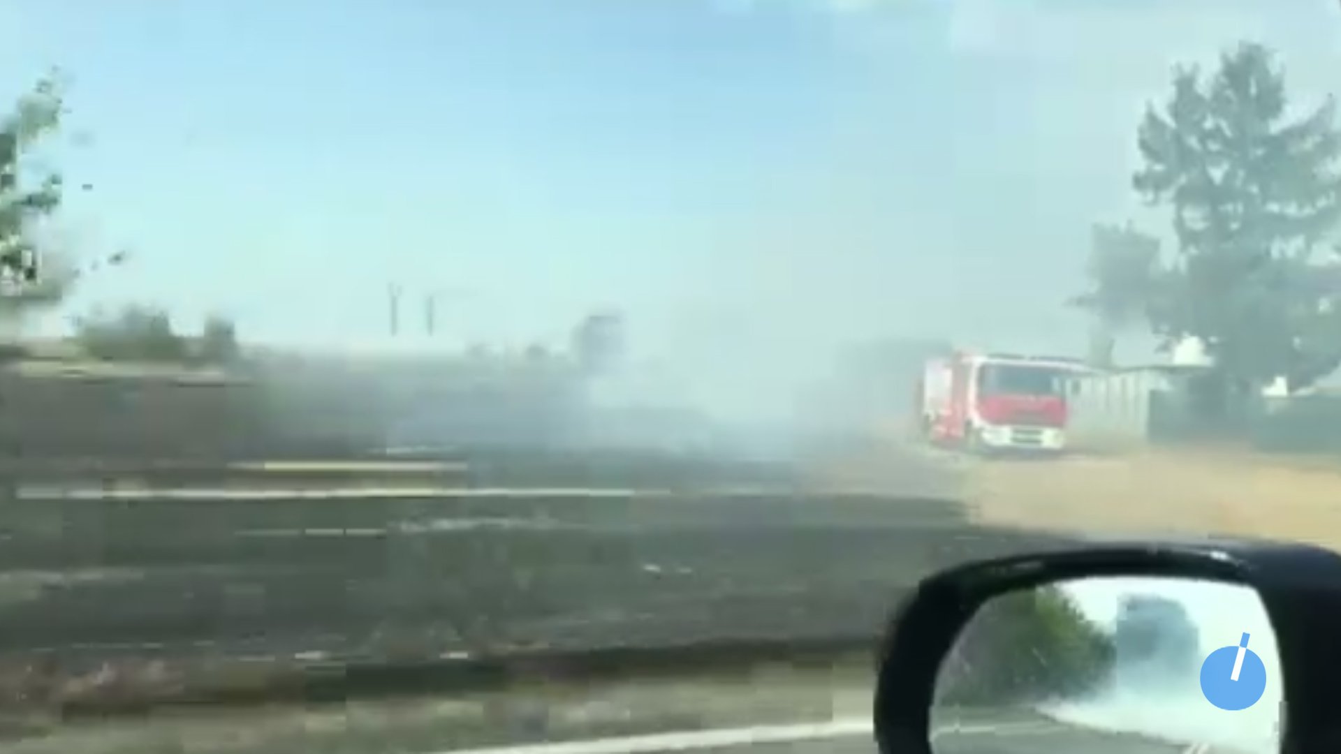Doppio incendio di sterpaglie tra San Giuliano e Cascinagrossa