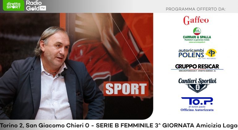 Promozione e Calcio Femminile: su Radio Gold Tv mister Arturo Merlo