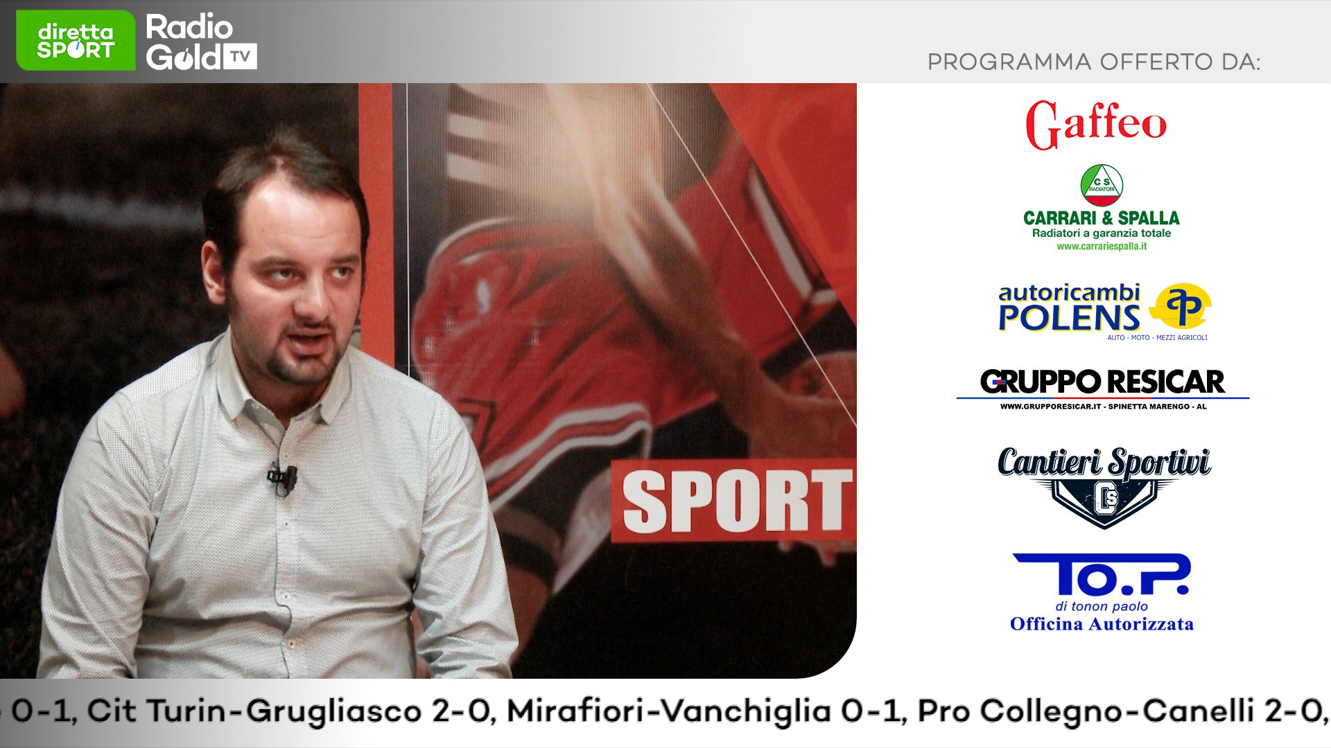Promozione: su Radio Gold Tv il team manager Marco Marramao