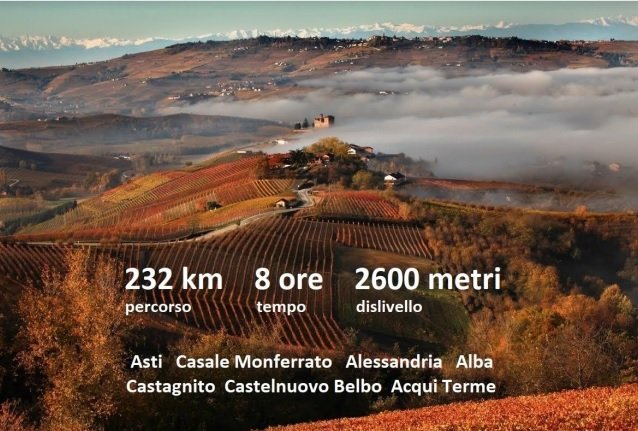 “Allenamento in bici” tra i paesaggi vitivinicoli del Piemonte