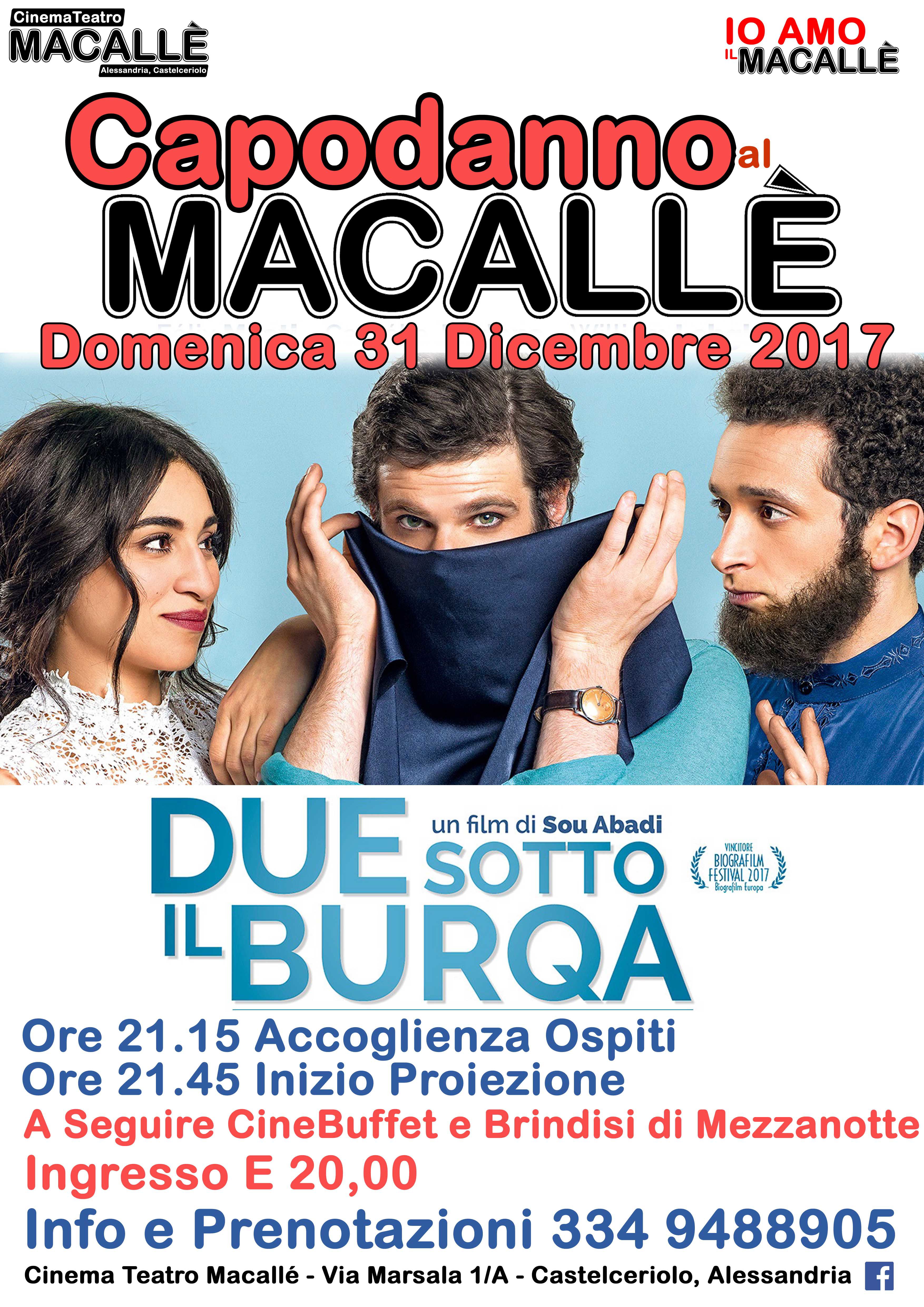 Al Macallè si festeggia Capodanno al cinema