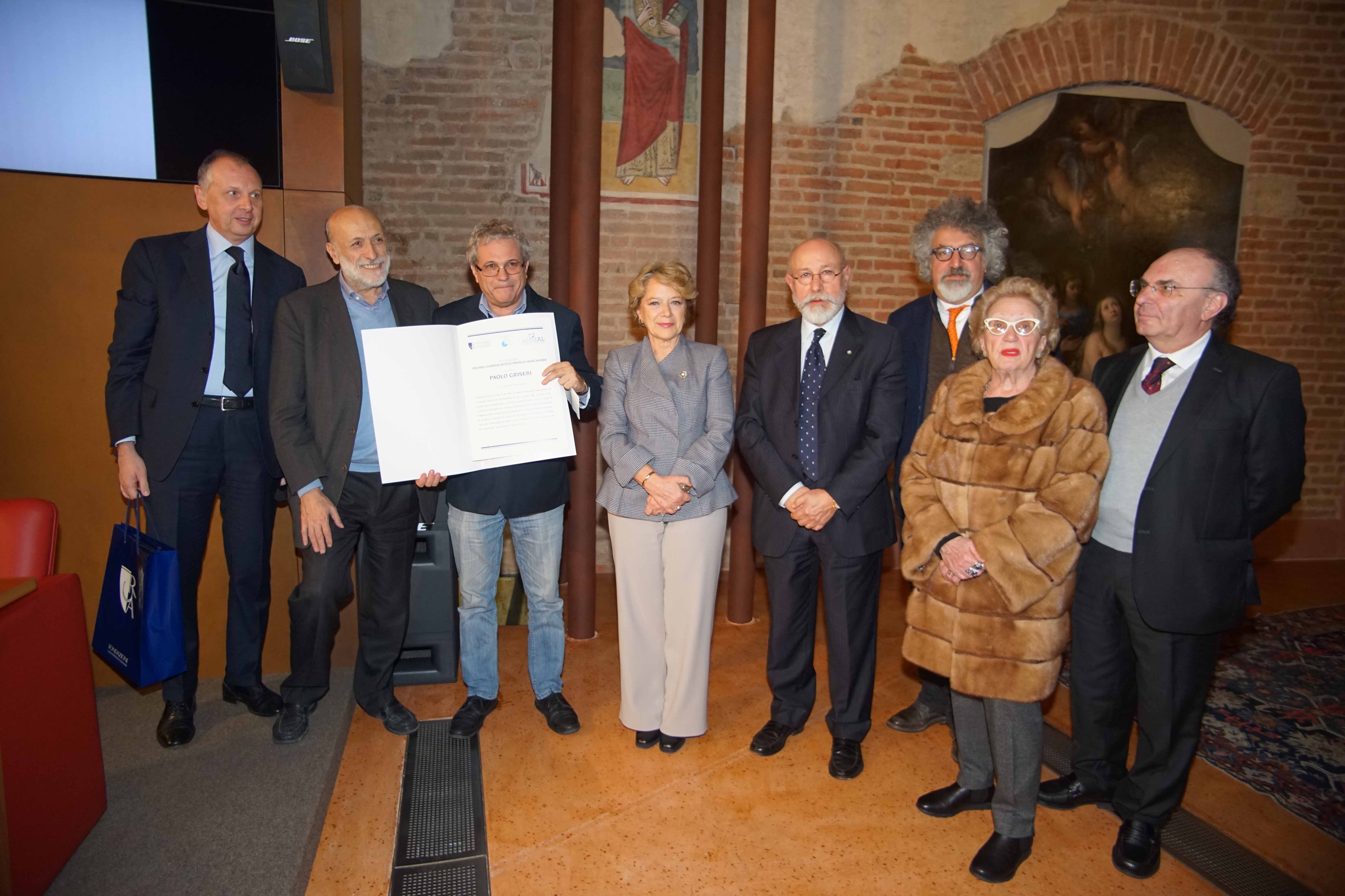 Massone, Prato e Griseri si aggiudicano il Premio Franco Marchiaro
